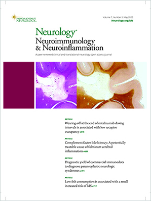 Neurology Neuroimmunology & Neuroinflammation cover