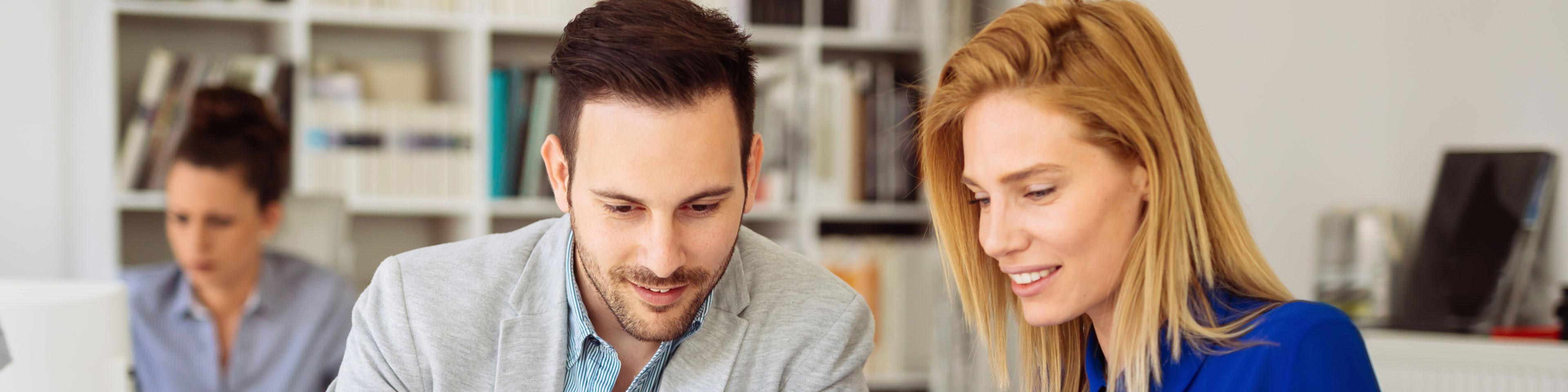 man and woman considering to dispose their business vehicles