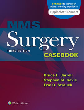 Book cover for NMS Surgery Casebook
