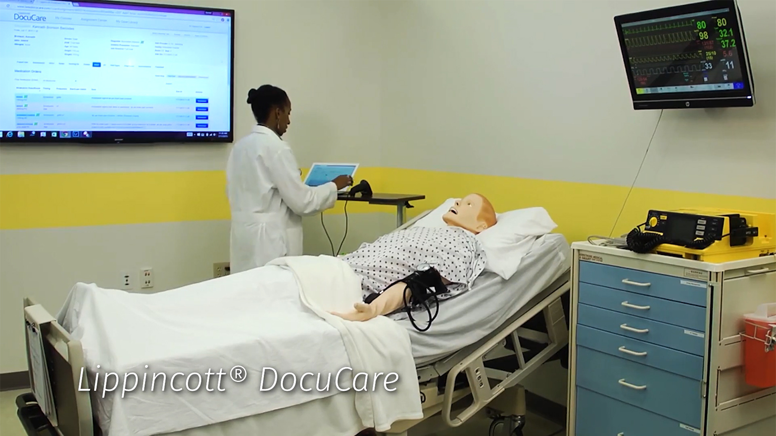 Screenshot from Lippincott DocuCare sizzle video