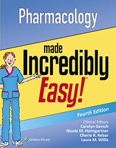 Pharmacology Made Incredibly Easy! book cover