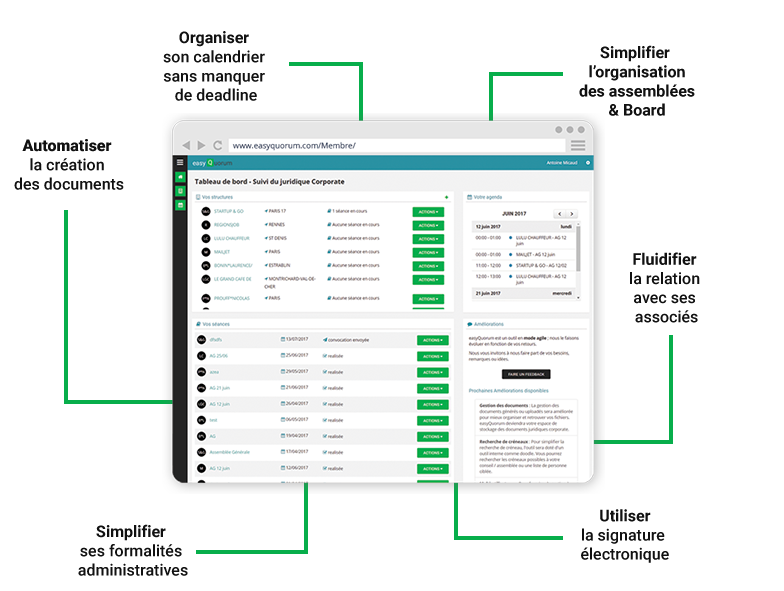 Software voor het juridische secretariaat om de administratie van uw bedrijven te vereenvoudigen