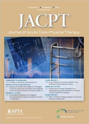 Journal of Acute Care Physical Therapy (JACPT)