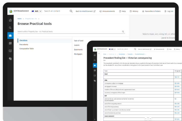 CCH iKnowConnect - Property Law Vic - 3