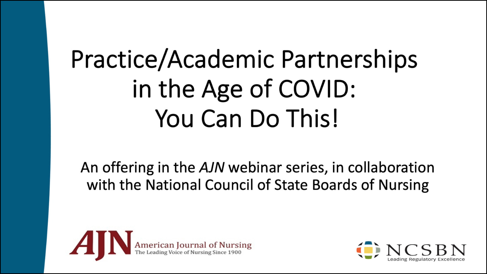 Screenshot of Practice/Academic Partnerships in the Age of COVID video