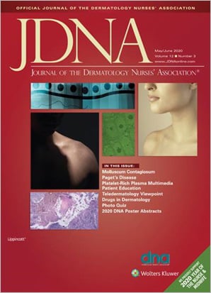 Journal of the Dermatology Nurses' Association cover