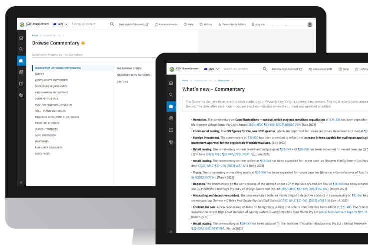 CCH iKnowConnect - Property Law Vic - 2