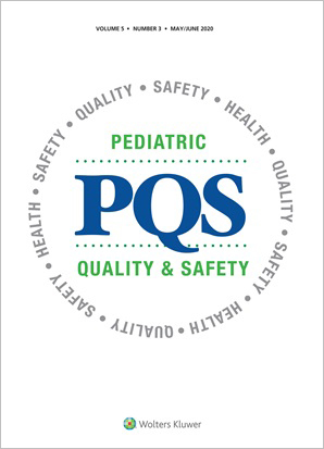 Pediatric Quality & Safety cover