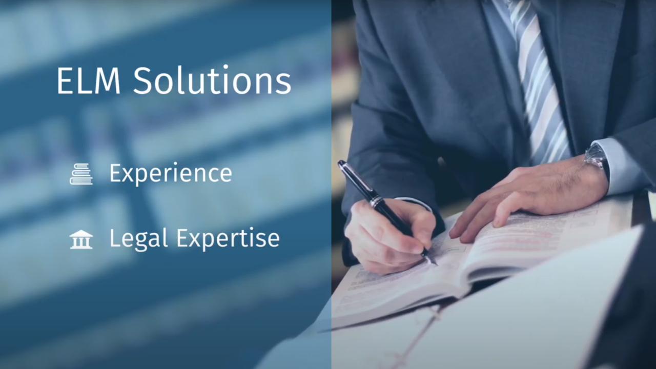 Enterprise legal management software
