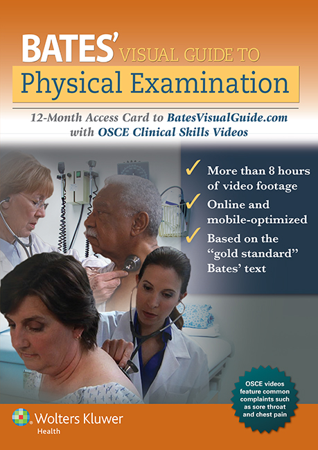 Bates’ Visual Guide to Physical Examination 18VOLS + OSCE® cover
