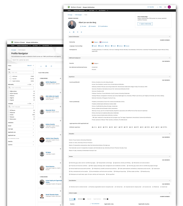 Profile Navigator and Relationship Indicator