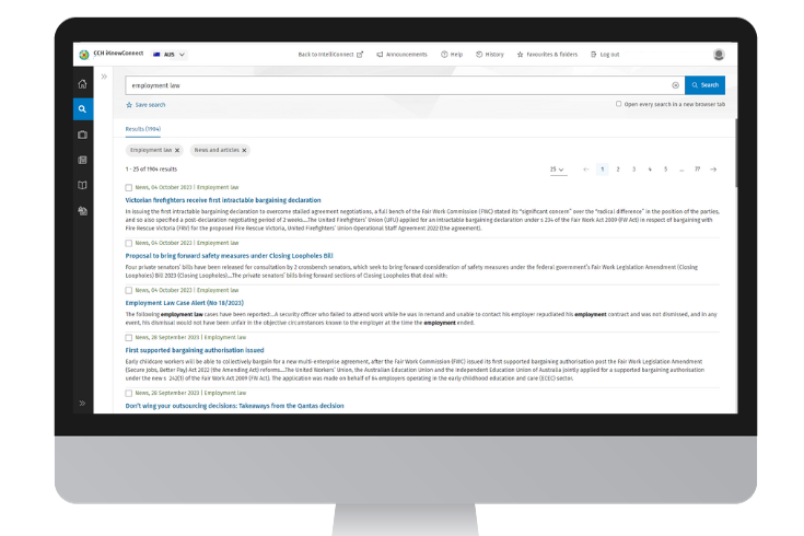 CCH iKnowConnect - Employment Law - 4