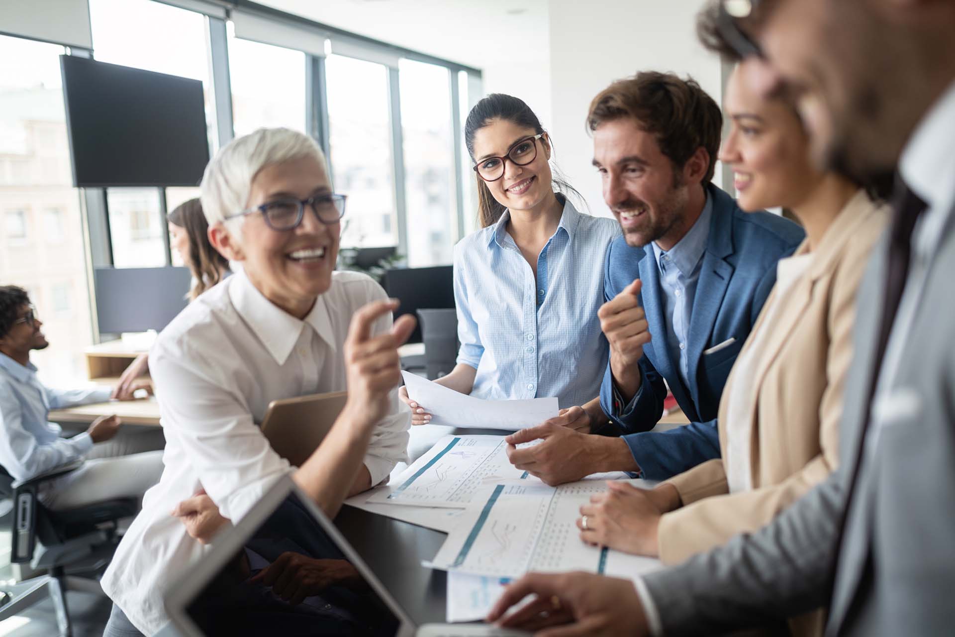 Business people in a meeting