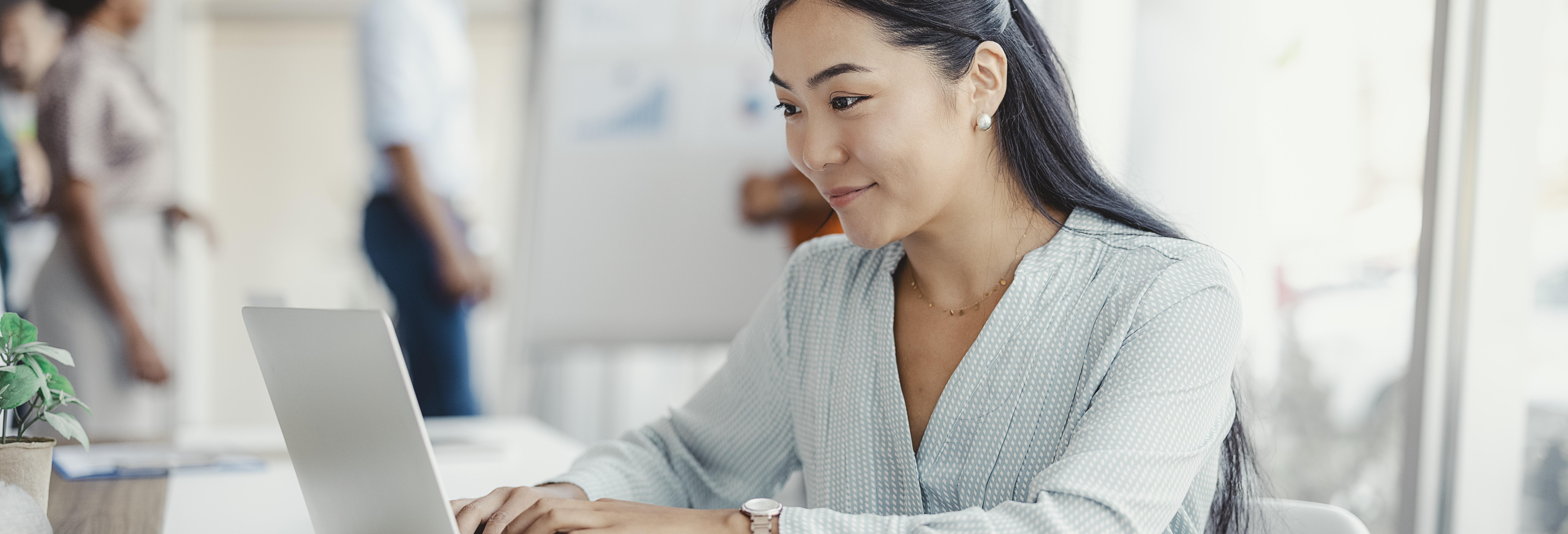 Woman working in office