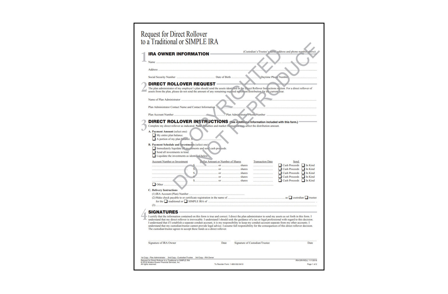 Printed Ira Hsa And Mortgage Materials Wolters Kluwer 3374