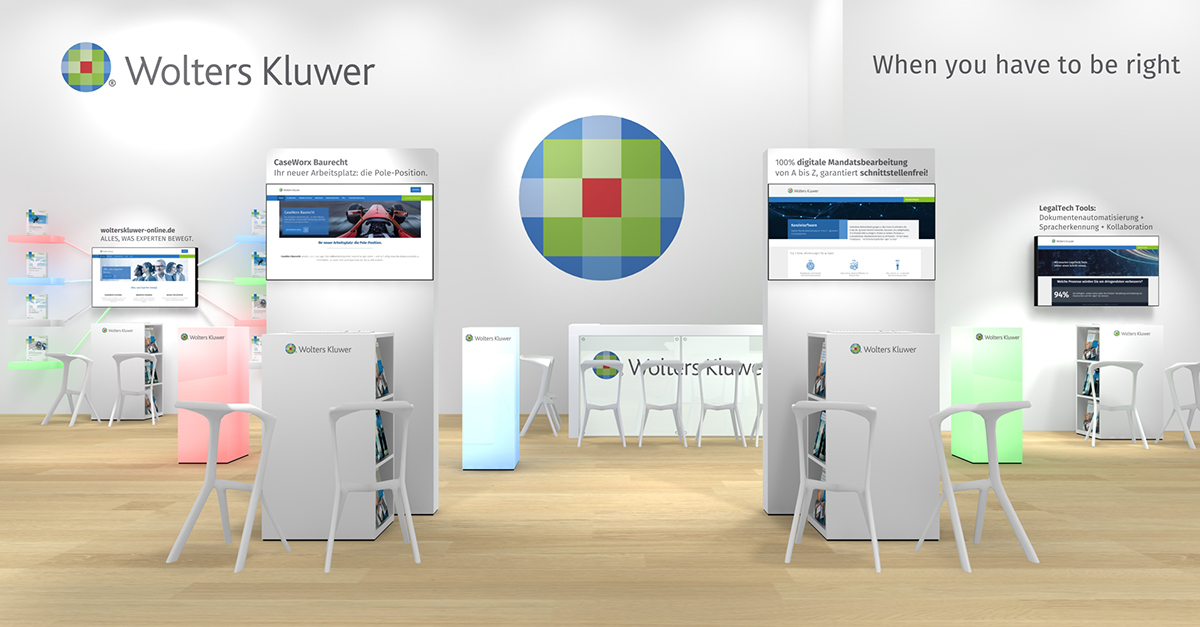 Messestand Wolters Kluwer Expo