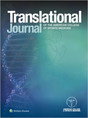 Translational Journal of the American College of Sports Medicine