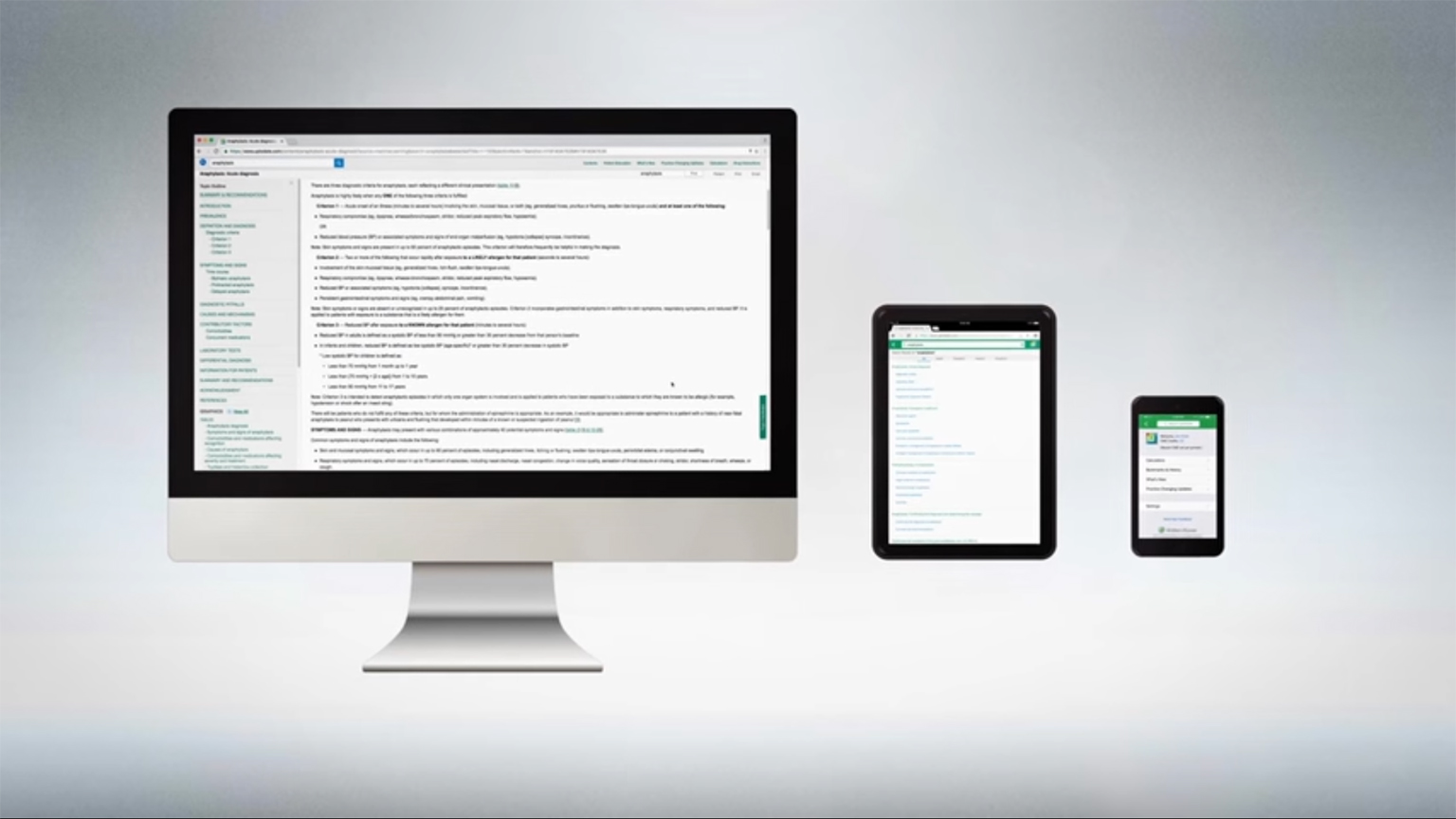 Screenshot of Find the answers you need quickly – from any device! (UpToDate) video