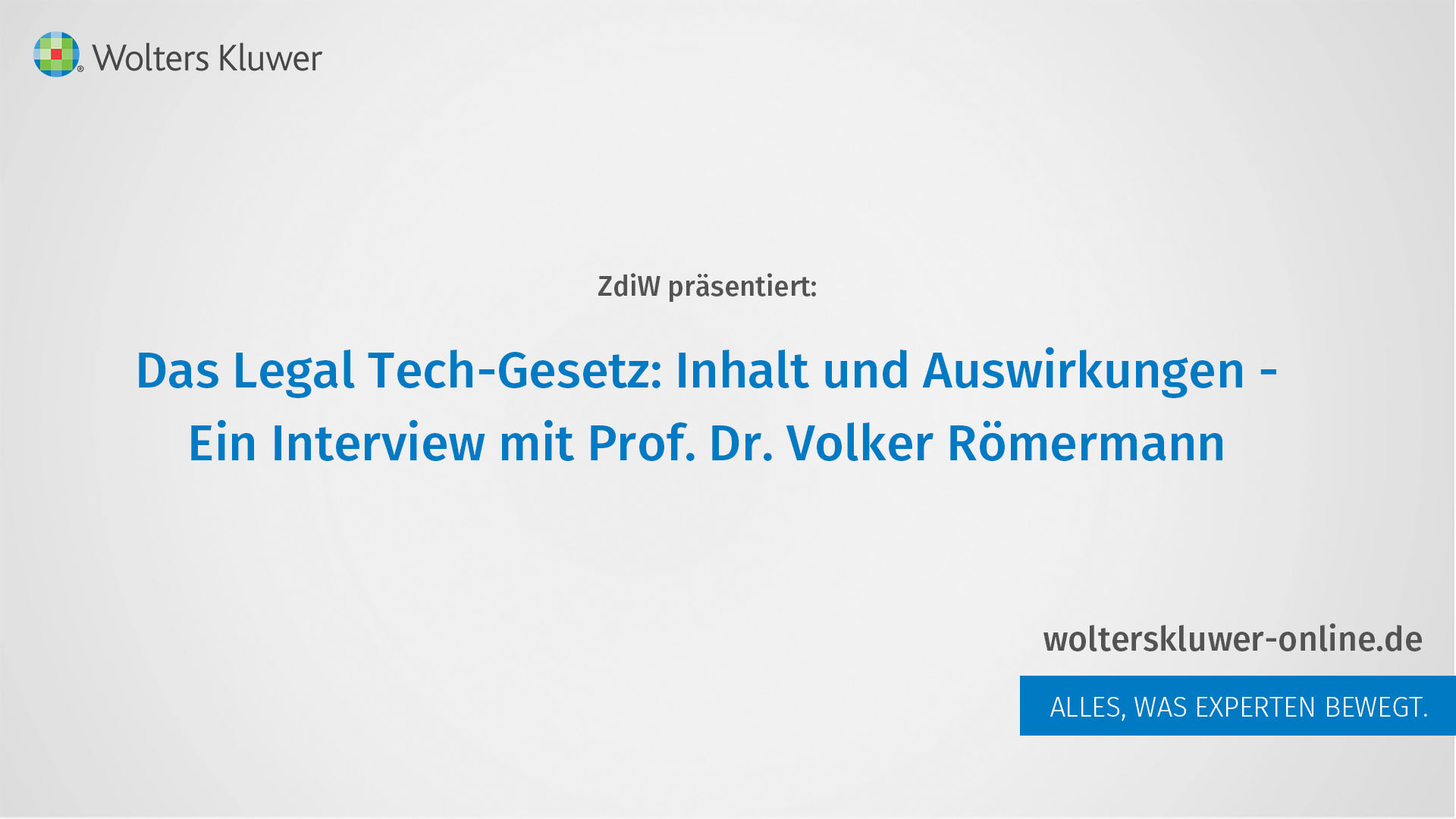 Legal Tech-Gesetz