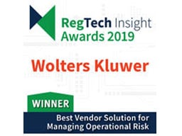 Operational Risk - RegTech Award