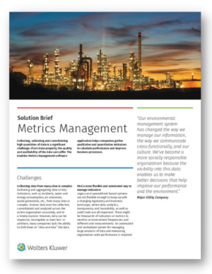 Solution Brief Preview - Metrics Management