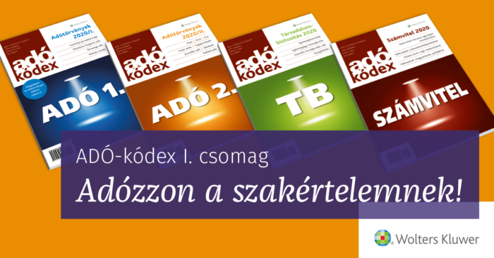 ADÓ-kódex I csomag - Adózzon a szakértelemnek!