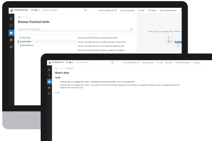 CCH iKnowConnect - Singapore GST Practical Tools - SG - 1