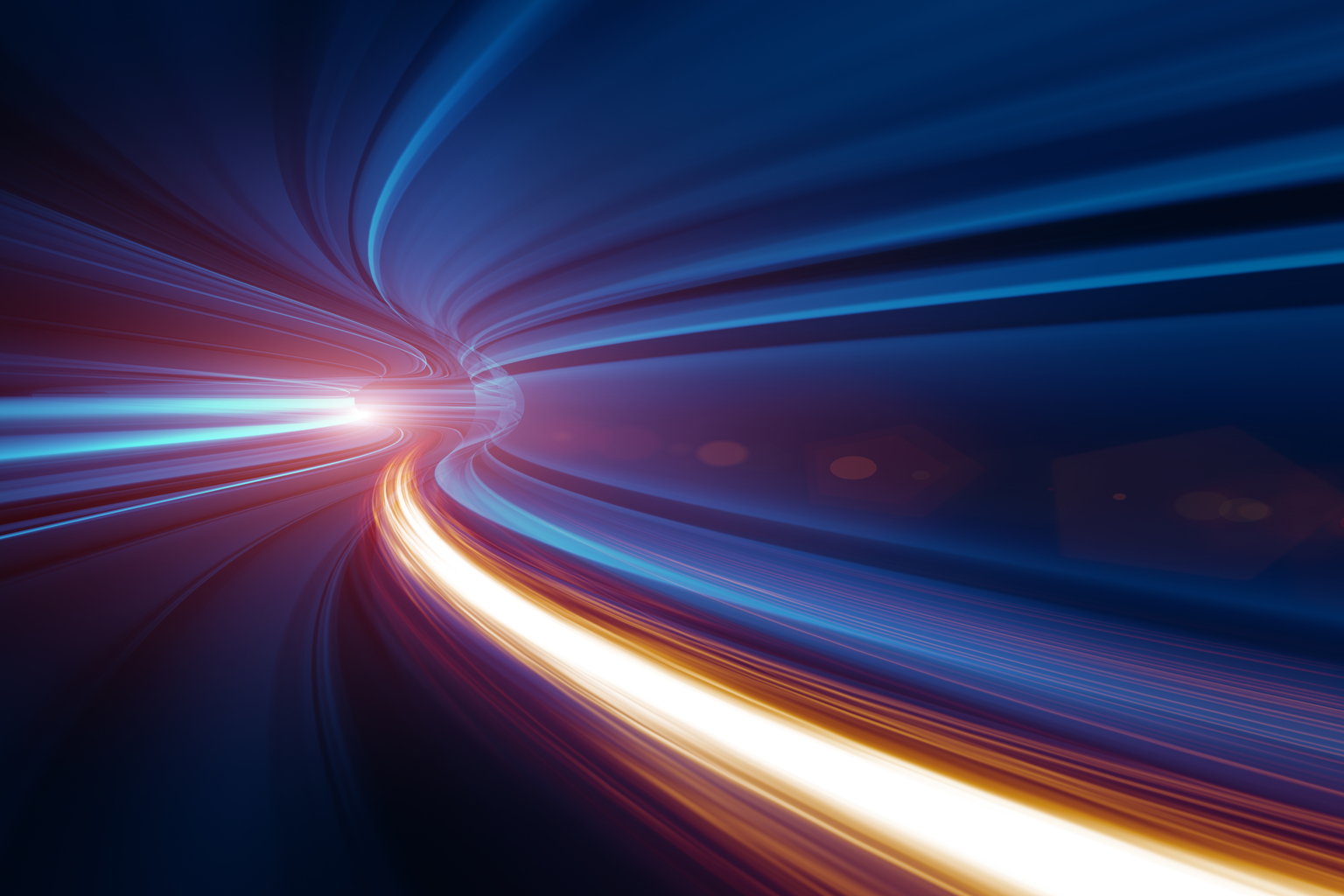 Abstract Speed motion in tunnel, Abstract Digital