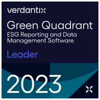 Verdantix GQ - BLUE - ESG Reporting and Data Management Software - Leader 2023