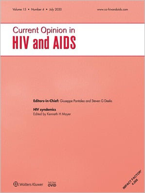 Current Opinion in HIV and AIDS cover