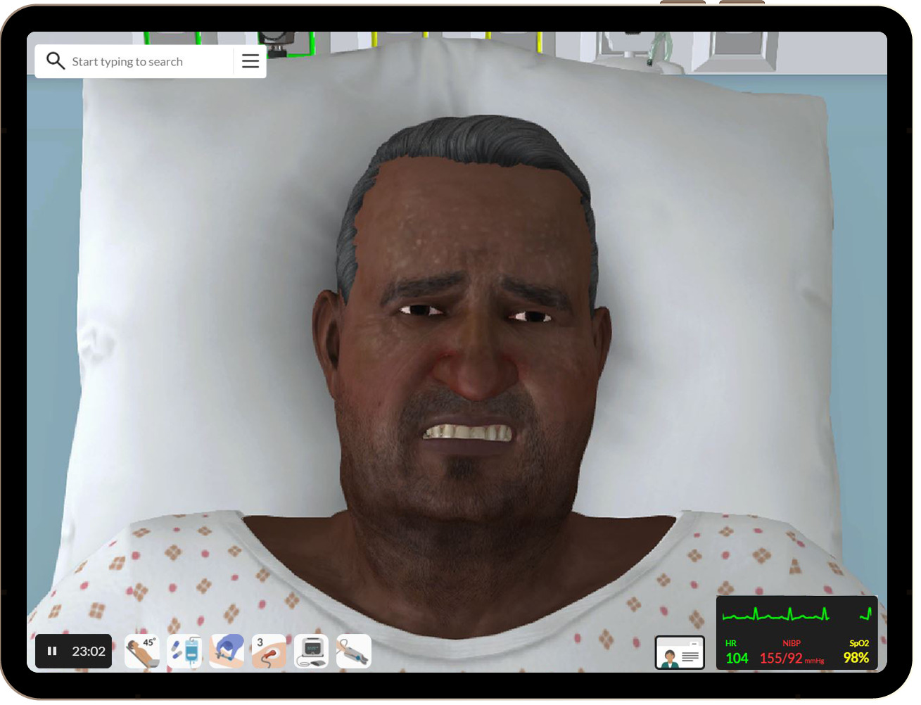 vSim Virtual Patient