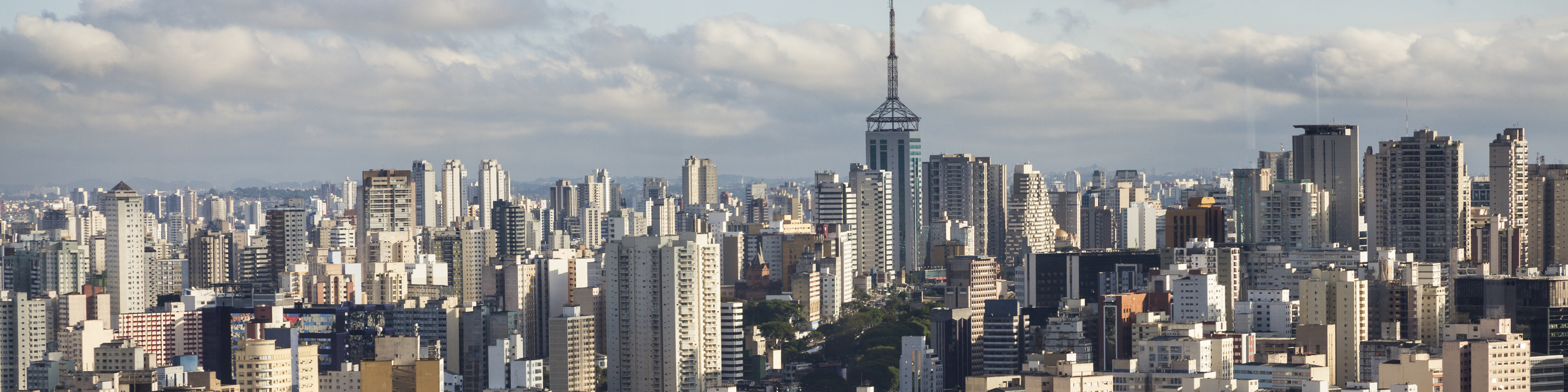 Cityscape view of São Paulo Brazil