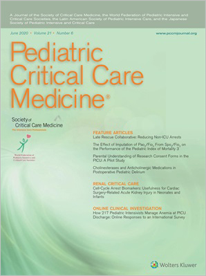 Pediatric Critical Care Medicine