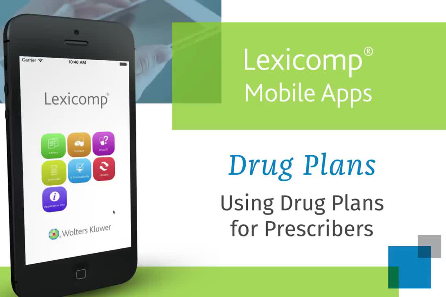 video screen - Lexicomp Mobile App Drug Plans