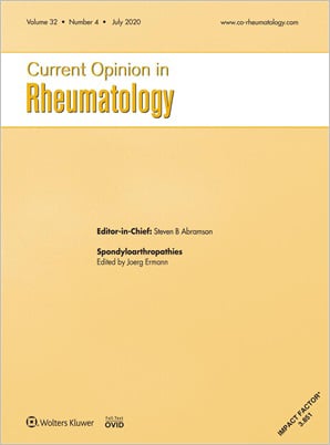 Current Opinion in Rheumatology