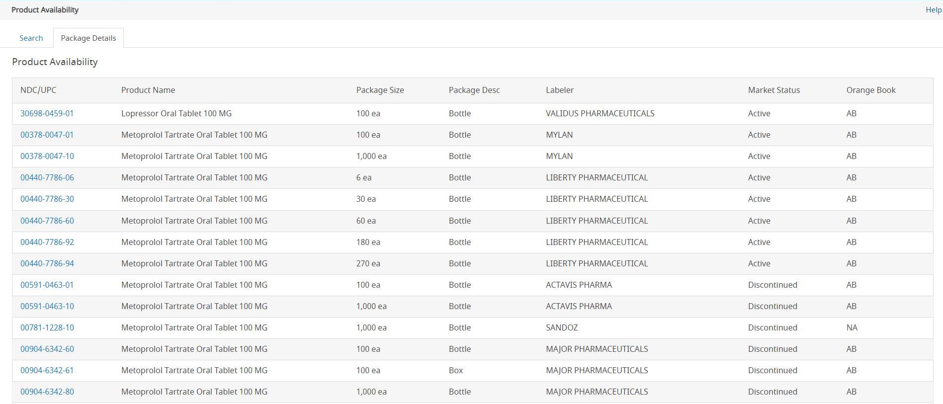 Product Availability Module