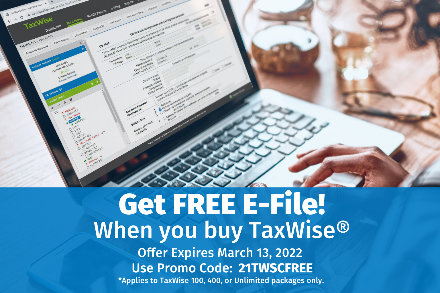 TaxWise 15% Off