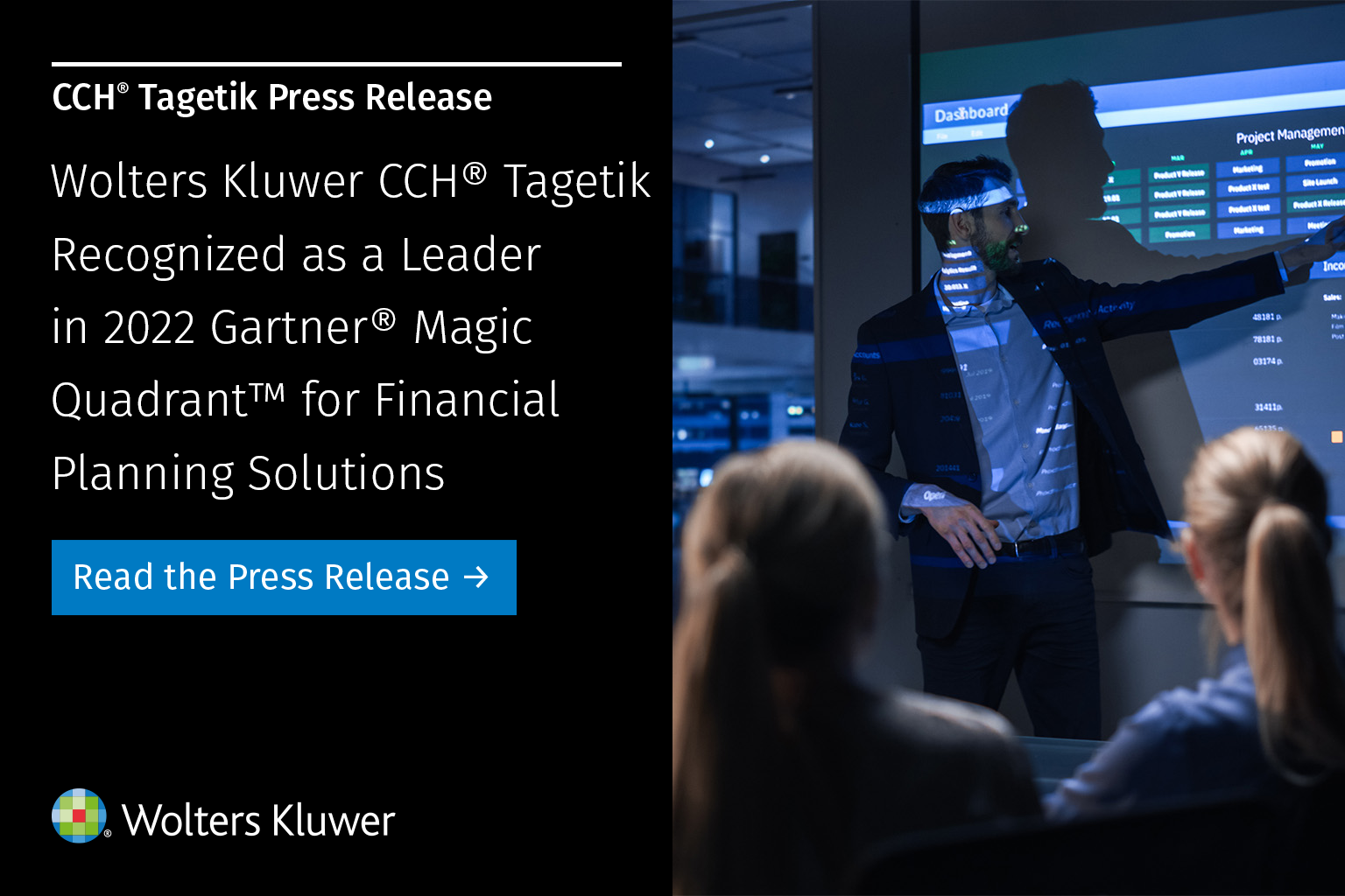 Wolters Kluwer recognized as a Leader in 2022 Gartner® Magic Quadrant