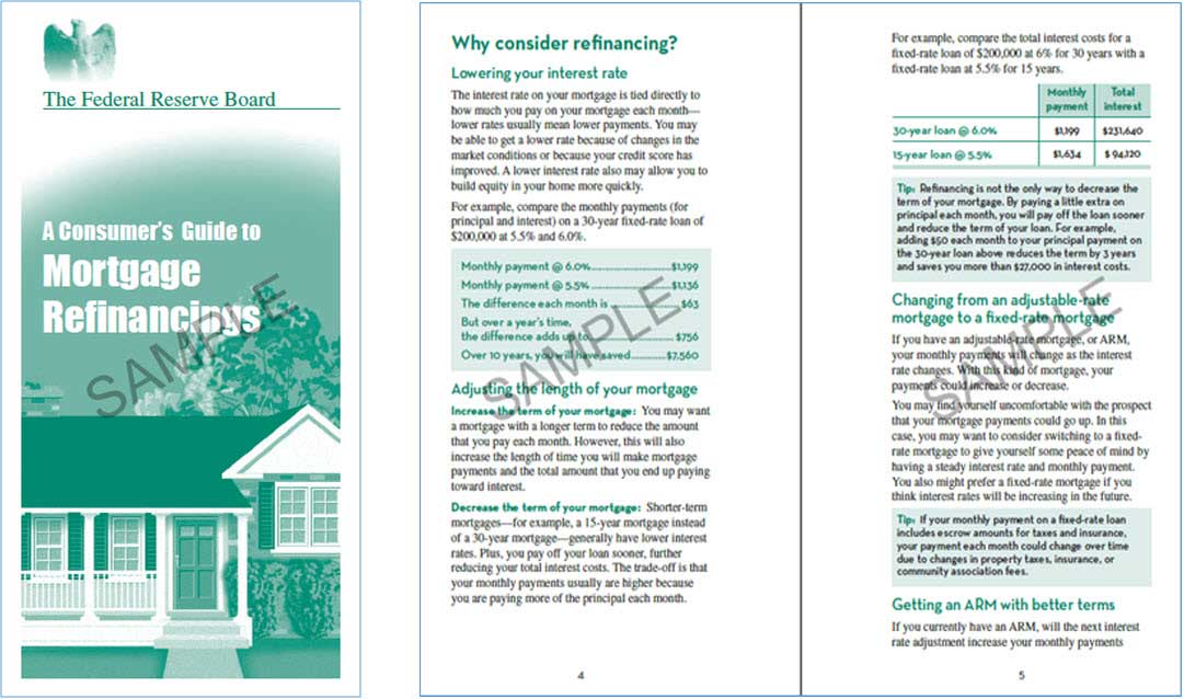 consumers guide to mortgage refinancing