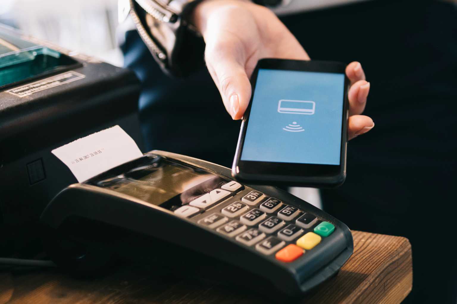 Smartphone creditcard transaction