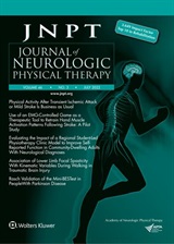 Journal of Neurologic Physical Therapy cover