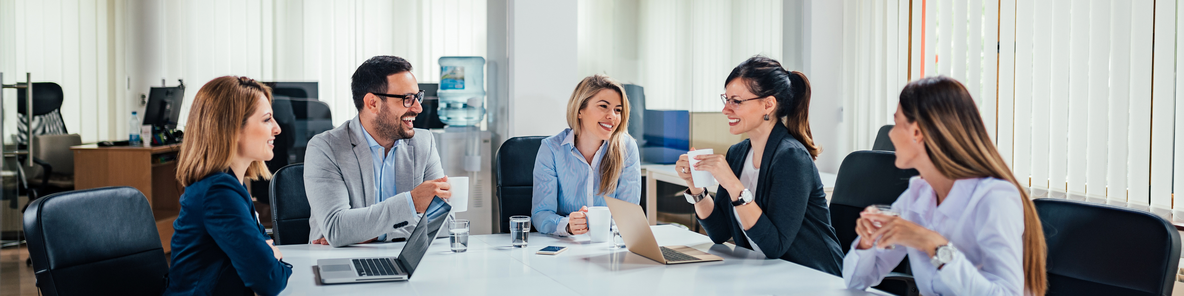 Business people at meeting