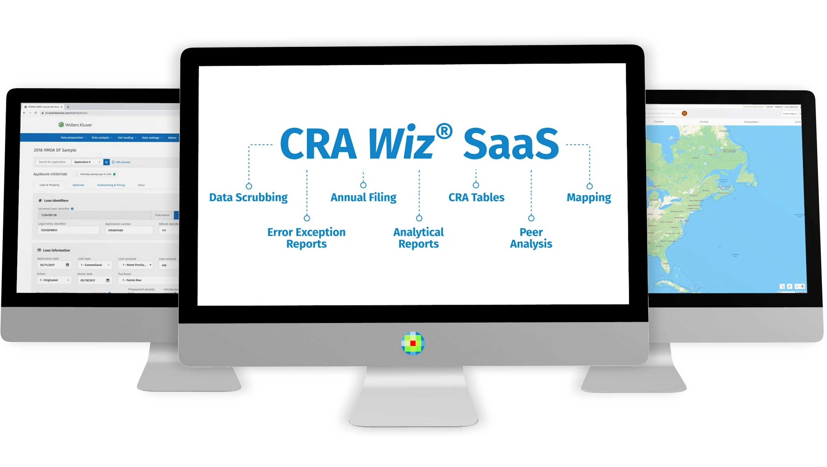 CRA Wiz SaaS Data scrubbing, error exception reports, annual filing, analytical reports, CRA tables, peer analysis, and mapping