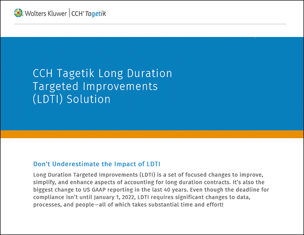 Discover CCH Tagetik Long Duration Targeted Improvements (LDTI) Solution