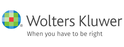 Wolters Kluwer, when you have to be right logo