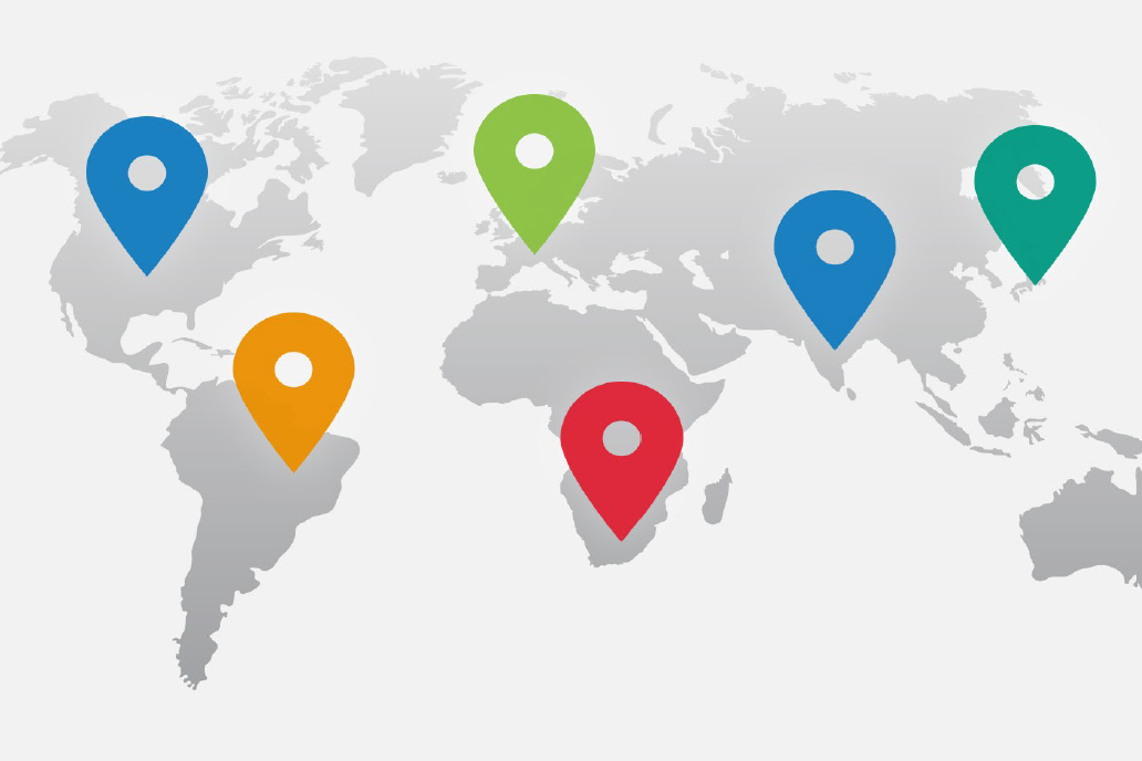 Edited map of Targeting Global Health Inequity infographic