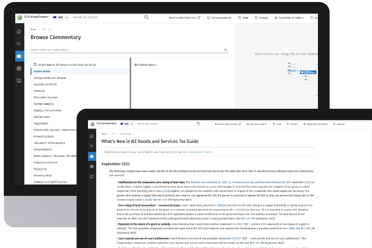 CCH iKnowConnect - GST COMMENTARY - NZ - 1