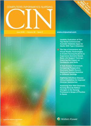 CIN: Computers, Informatics, Nursing cover