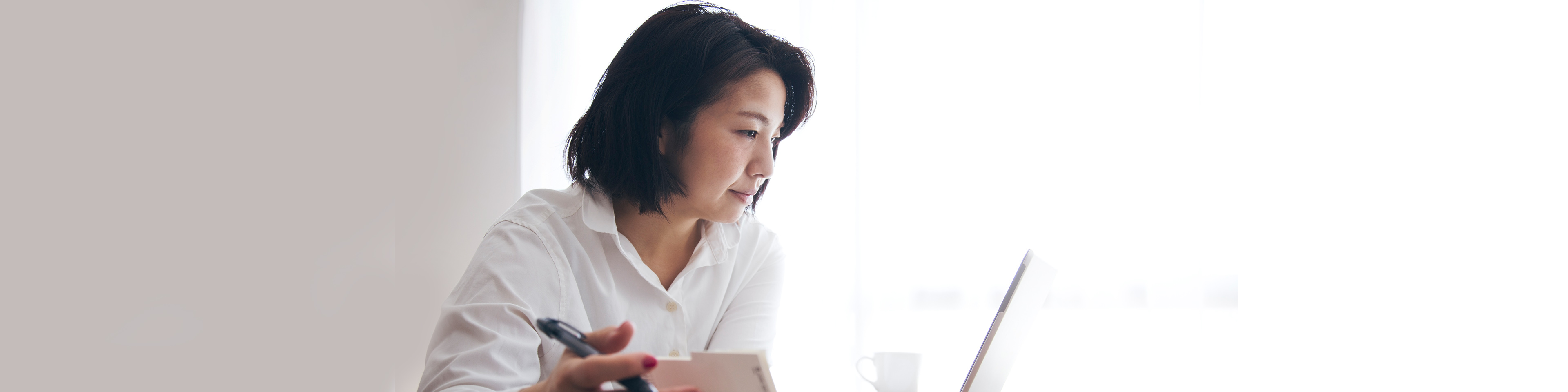 Woman-working-at-home