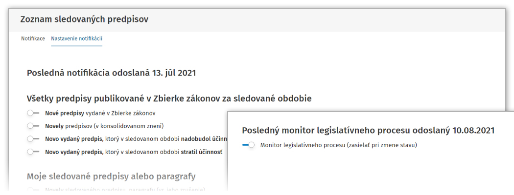 monitoring legislatívneho procesu v ASPI